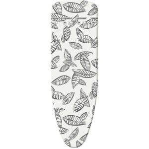 Leifheit Bügeltischbezug Perfect Steam L/Universal mit Blätter-Muster für Dampfbügelstationen.