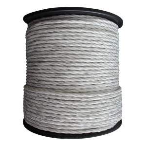 ZGM Weidezaunseil Basic Weiß 200 m 6 Niro