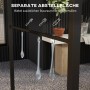 Detailaufnahme Grillpavillon Outsunny: Haken mit Grillbesteck und Ablagefläche für Grillzubehör.