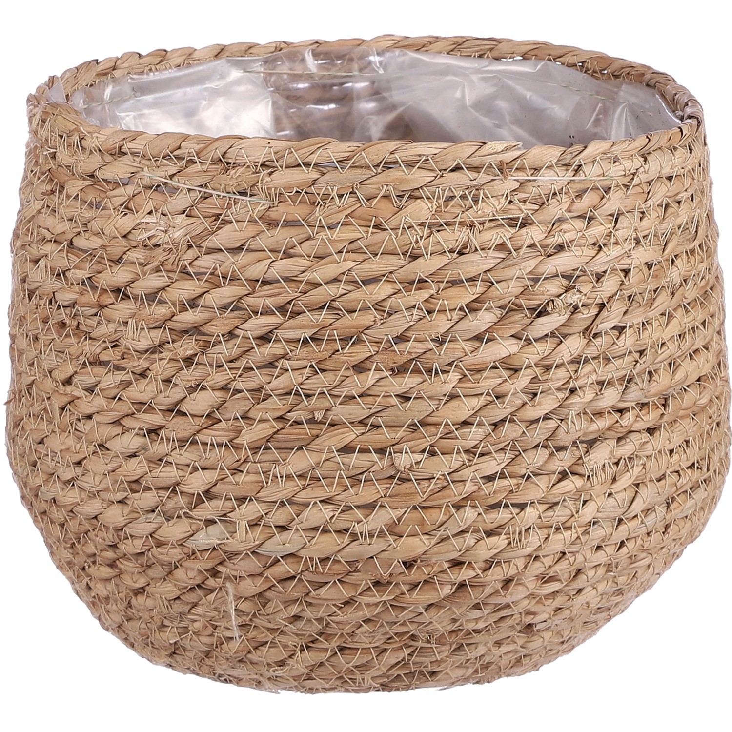 Mica Decorations Jorck Korb rund Hellbraun H 19 x Ø 22 cm (LxBxH)