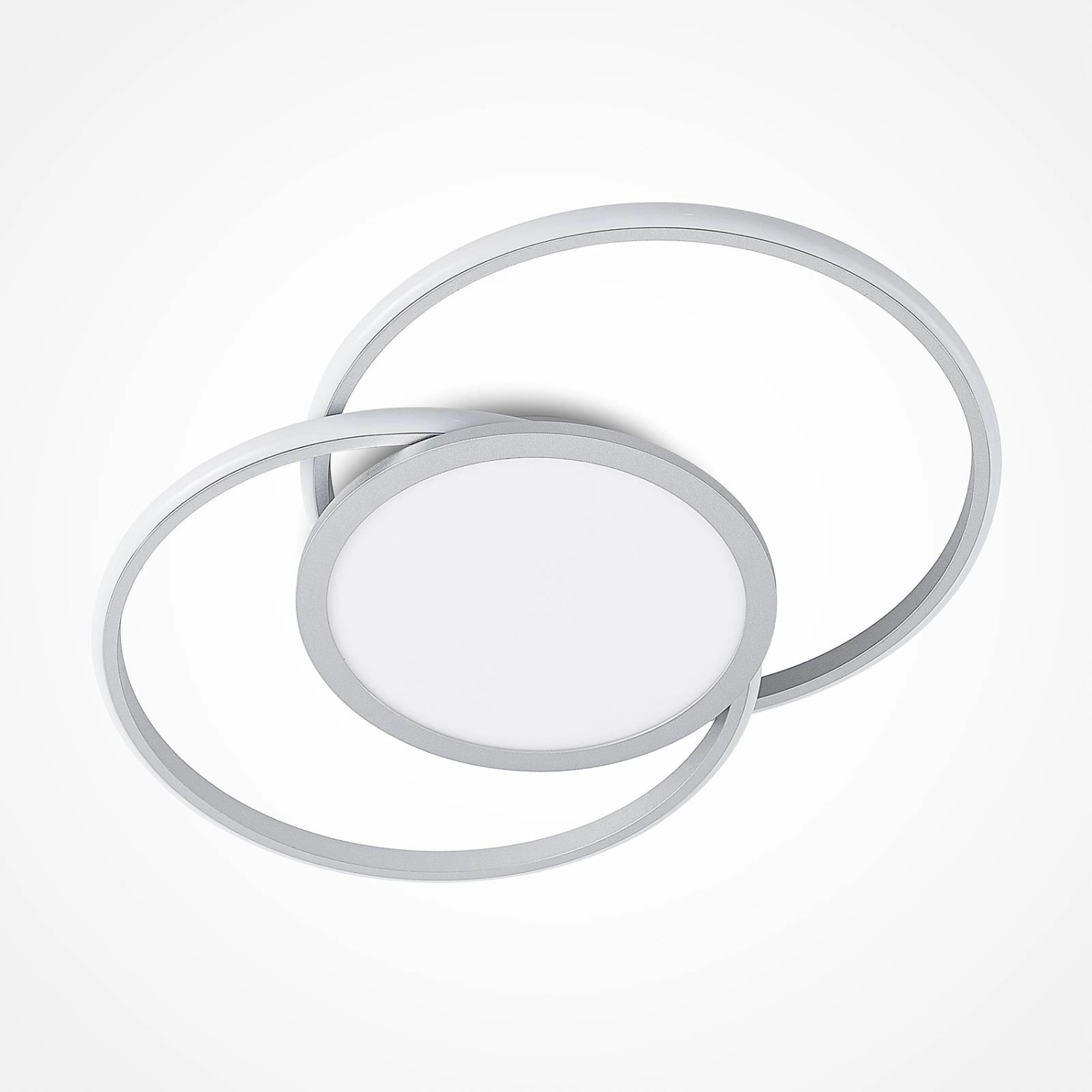 Lucande LED Deckenleuchte Senne 9956104 Dimmbar Modern in Alu aus Metall 1- günstig online kaufen