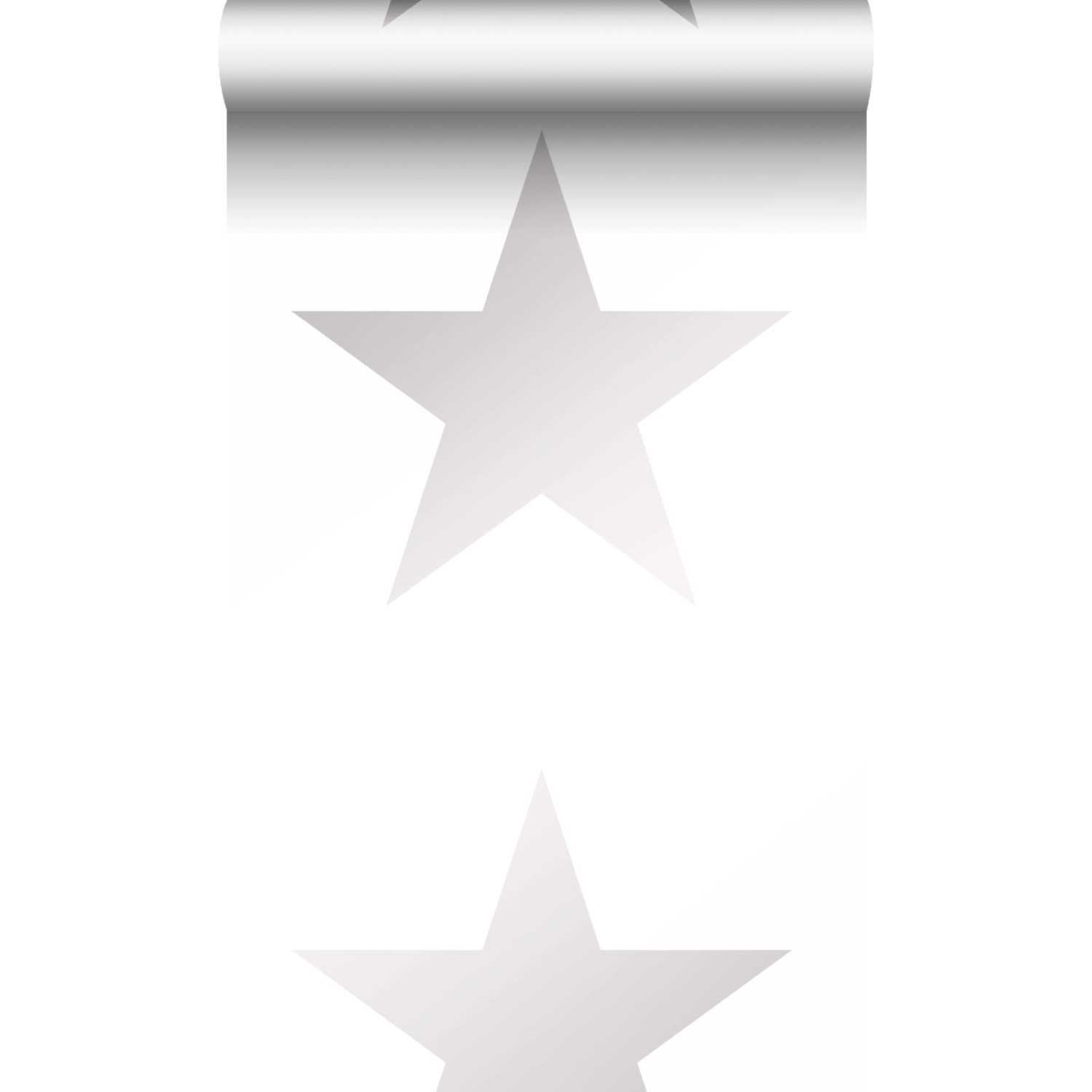 Origin Luxury Wallcoverings Tapete Großer Stern Hellrosa Und Weiß 53 Cm X 1 günstig online kaufen