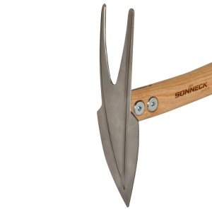 Sonneck Kleinhäckchen Natura, Gartenhandgerät für Hochbeete mit Eschengriff und Stahlblatt.