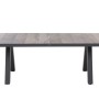 Rechteckiger Siena Garden Gartentisch Tirana, washed grau, 103x203 cm, mit Aluminiumgestell und Keramikplatte.