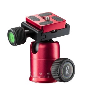 Mantona Kaleido Mini Stativ Sundown Red Metallic Tischstativ Reisestativ Kamera