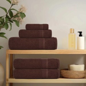 vidaXL Badetücher 4 Stk Braun 100x150 cm 360 g/m² 100% Baumwolle 136765