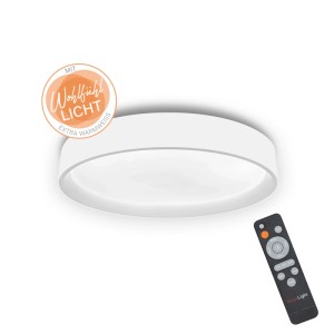 MegaLight Deckenleuchte Shining Arctica Weiß 39 cm LED