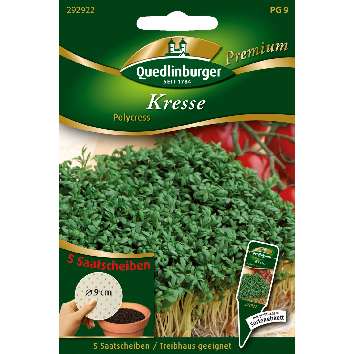 Quedlinburger Kresse Polycress Saatscheiben günstig online kaufen