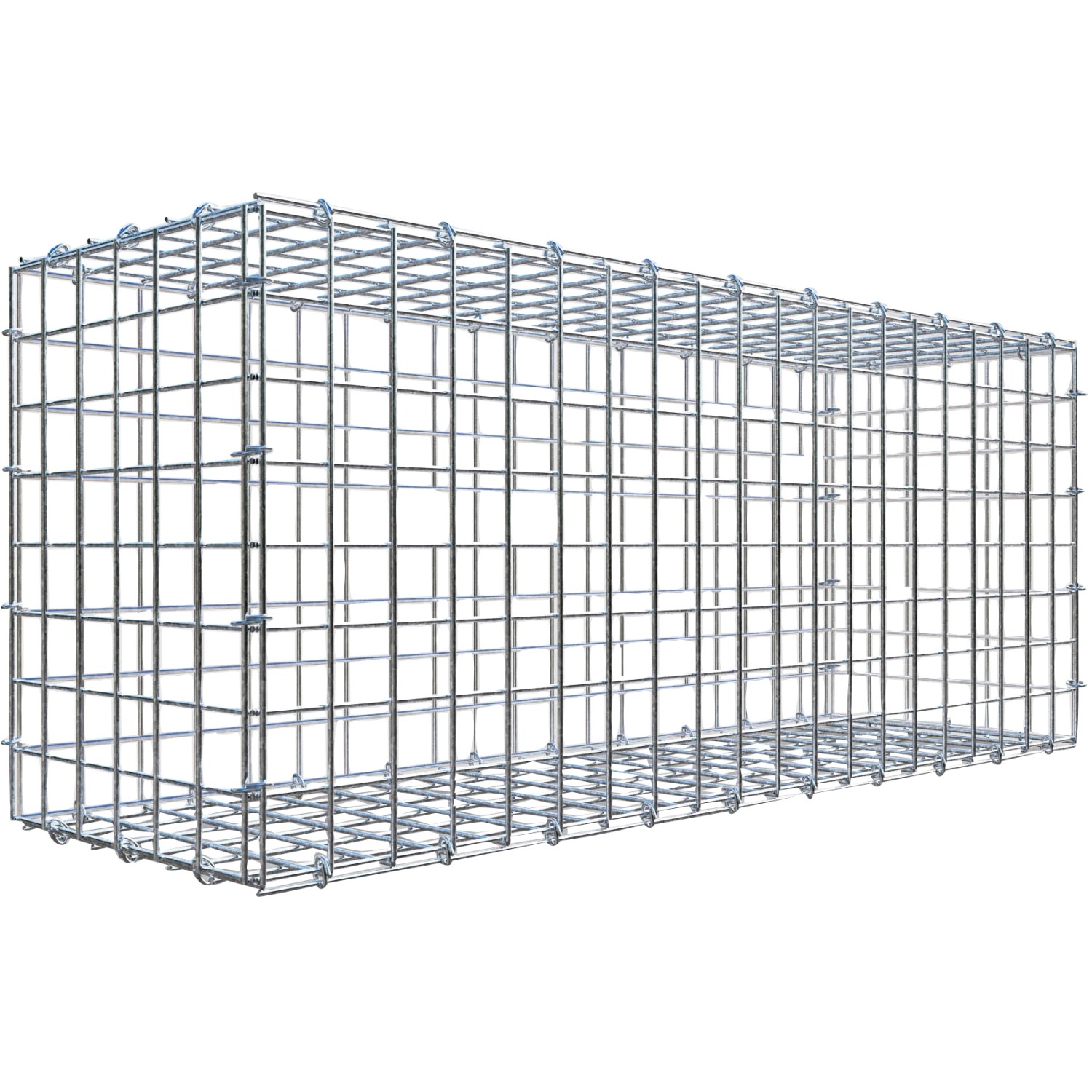 Thumbnail - Gabiona C-Ring-Gabione 40 x 100 x 30 cm Maschenw 5 x 5 cm