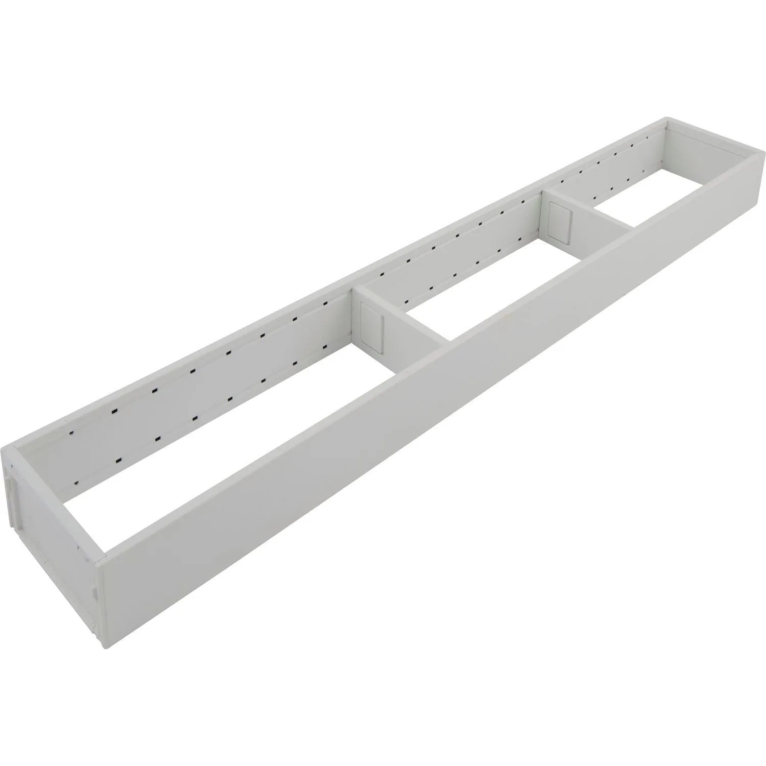 Blum Ambia-Line Schubkastenrahmen Schmal mit Trenner 600x100x50 mm Schubladeneinsatz Seidenweiß