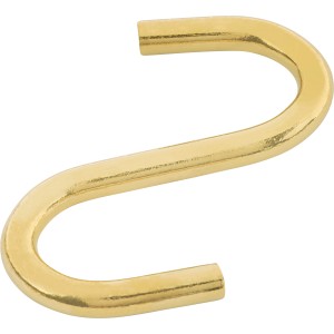 S-Haken Vermessingt 30 mm 4 Stück