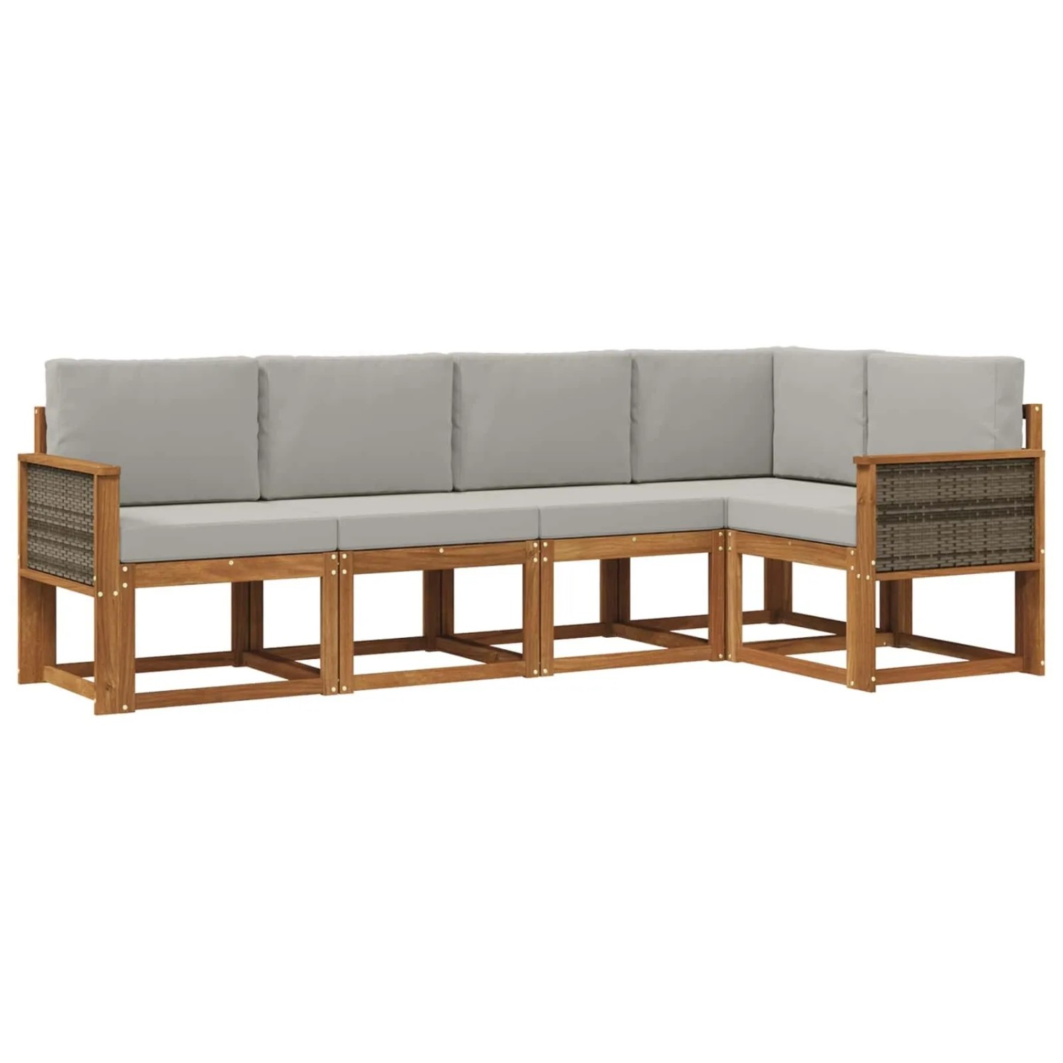 vidaXL Outdoor-Sofagarnitur 4 Stk 3385207