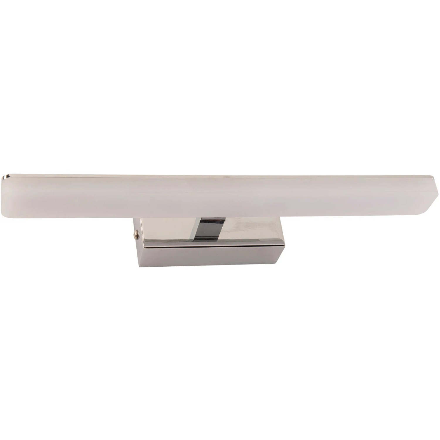 Moderne Näve LED-Wandleuchte Vareta in Chrom, 31,5 cm, für Spiegelleuchten.