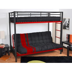 Vente-unique Matratzen Für Schlafsofas Modulo Schwarz  Rot 190 cm
