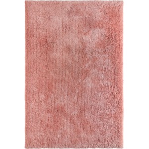 Hochflor-Teppich Sanzee in Powderpink, 160x230 cm. Weicher, handgetufteter Teppich für Wohnräume.