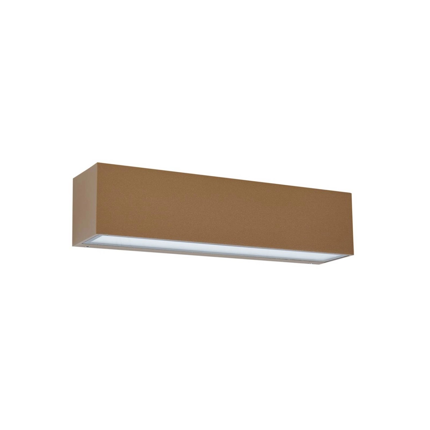 Lucande LED Wandleuchte Außen Lengo 10035239 Modern in Braun aus Aluminium günstig online kaufen
