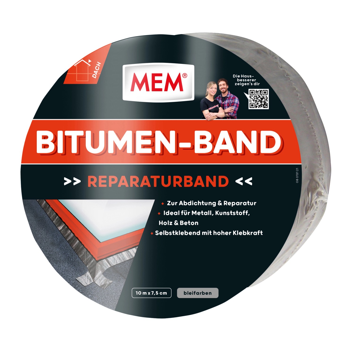 MEM Bitumen-Band Blei 7,5 cm x 10 m