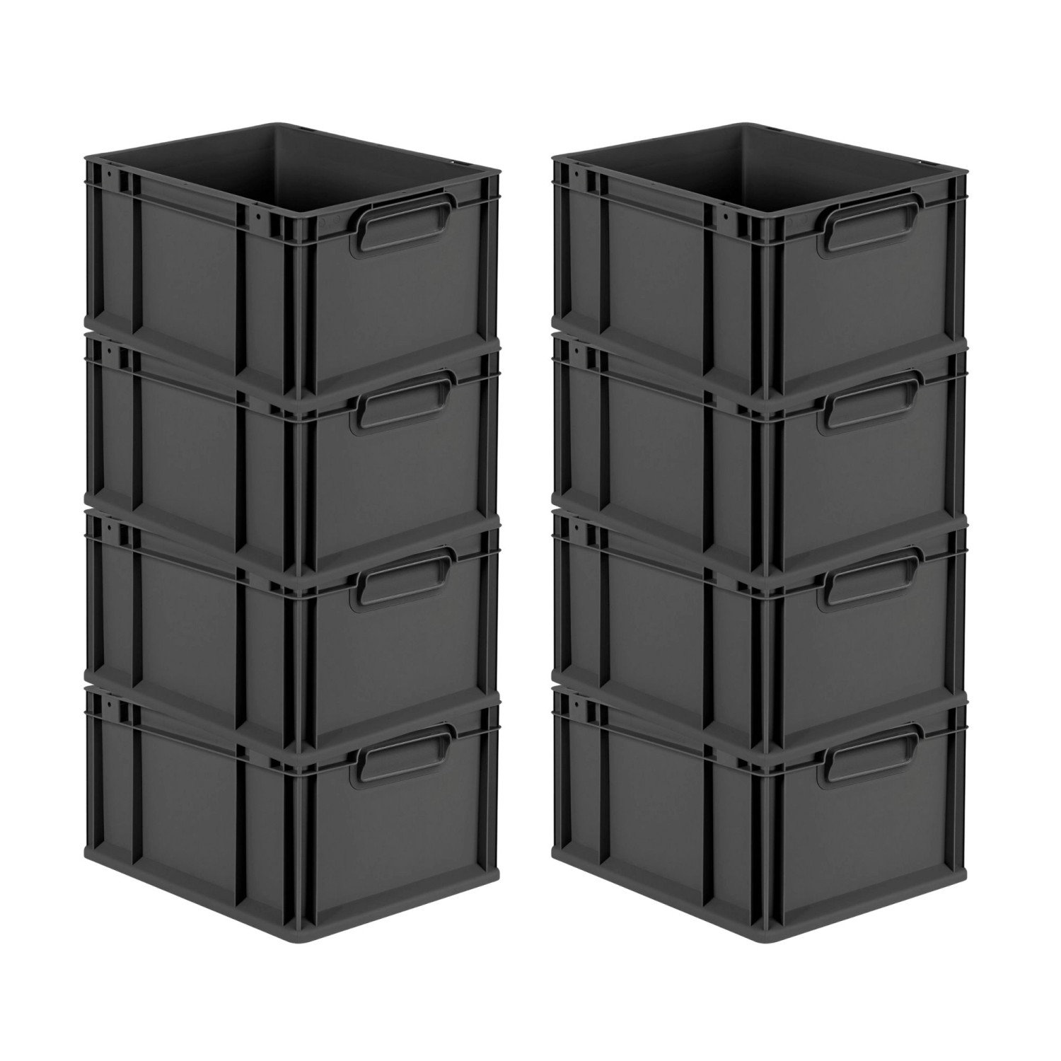 PROREGAL SuperSparSet 8x Eurobox Nextgen Grip HxBxT 22x30x40cm 20 Liter Gri günstig online kaufen