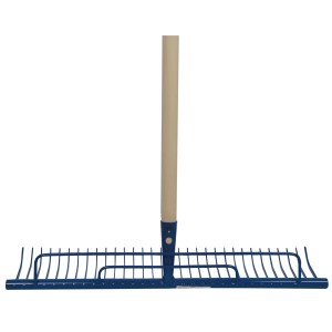 Sonneck Rasenrechen mit 32 Zinken und Holzstiel. Ideal für die Gartenarbeit.