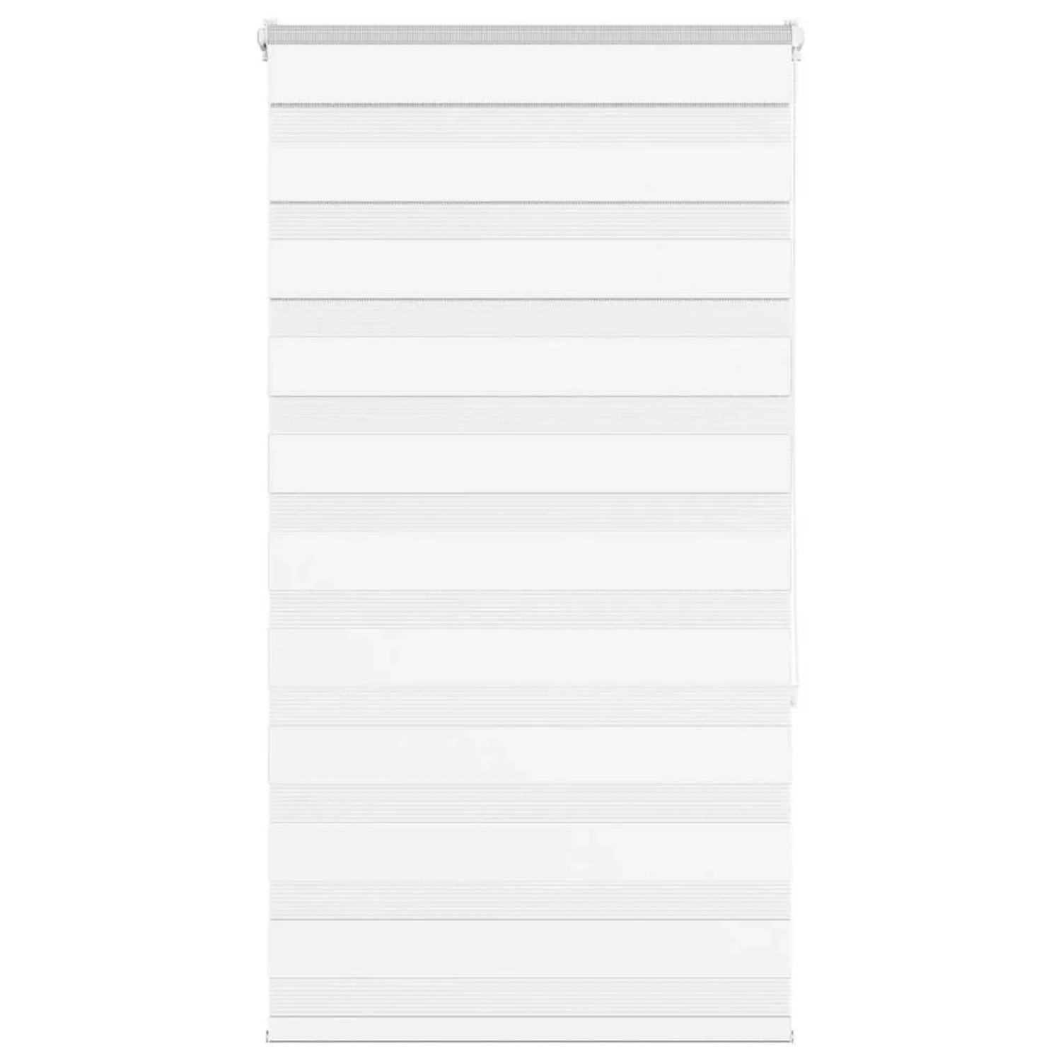 vidaXL Doppelrollo Weiß 80x150 cm Stoffbreite 75,9 cm Polyester 4014751 günstig online kaufen