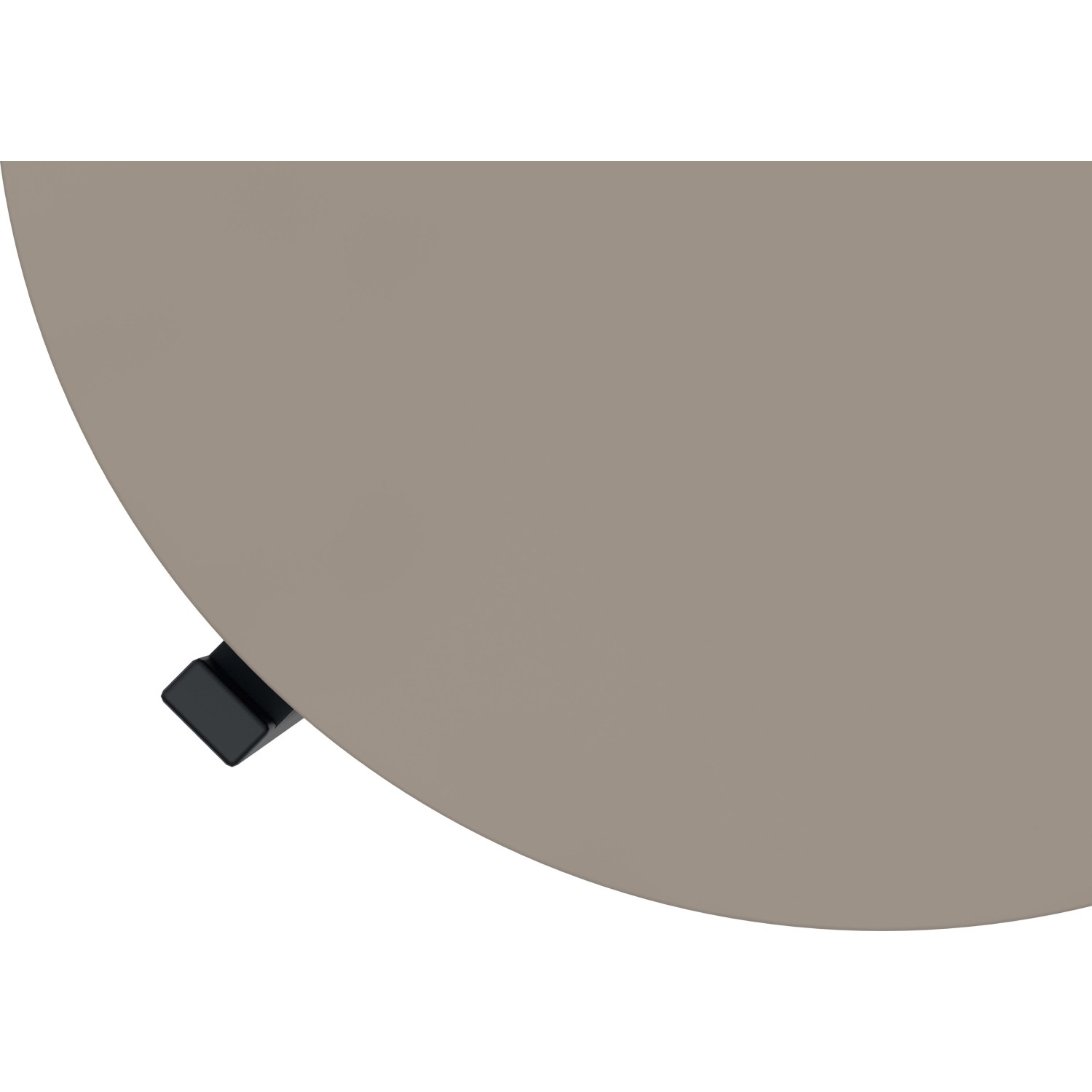 Detailansicht Tischplatte in Taupe des Balkonmöbel-Sets Tapena.