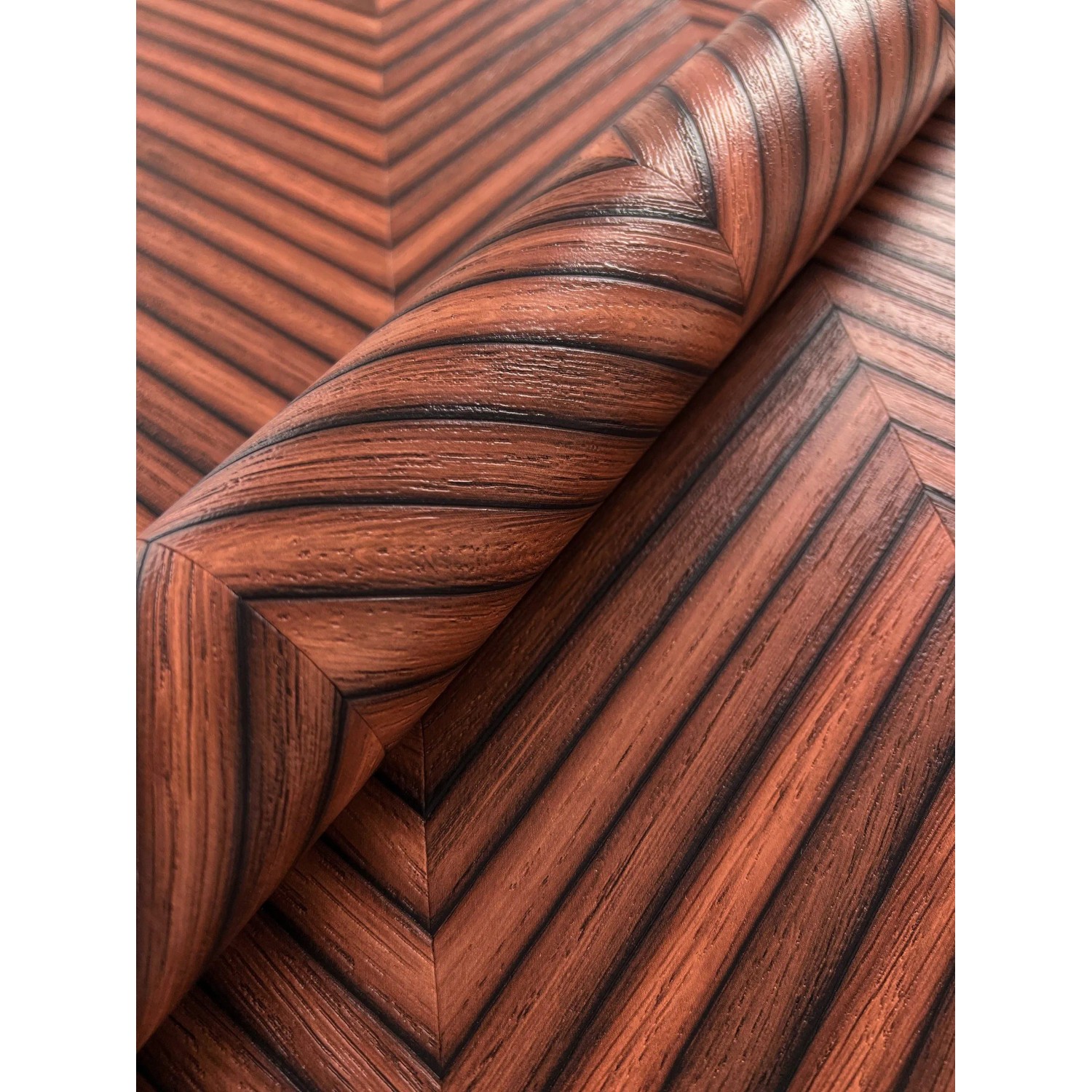 Newroom Vliestapete Yasha Red Holz Modern FSC® günstig online kaufen