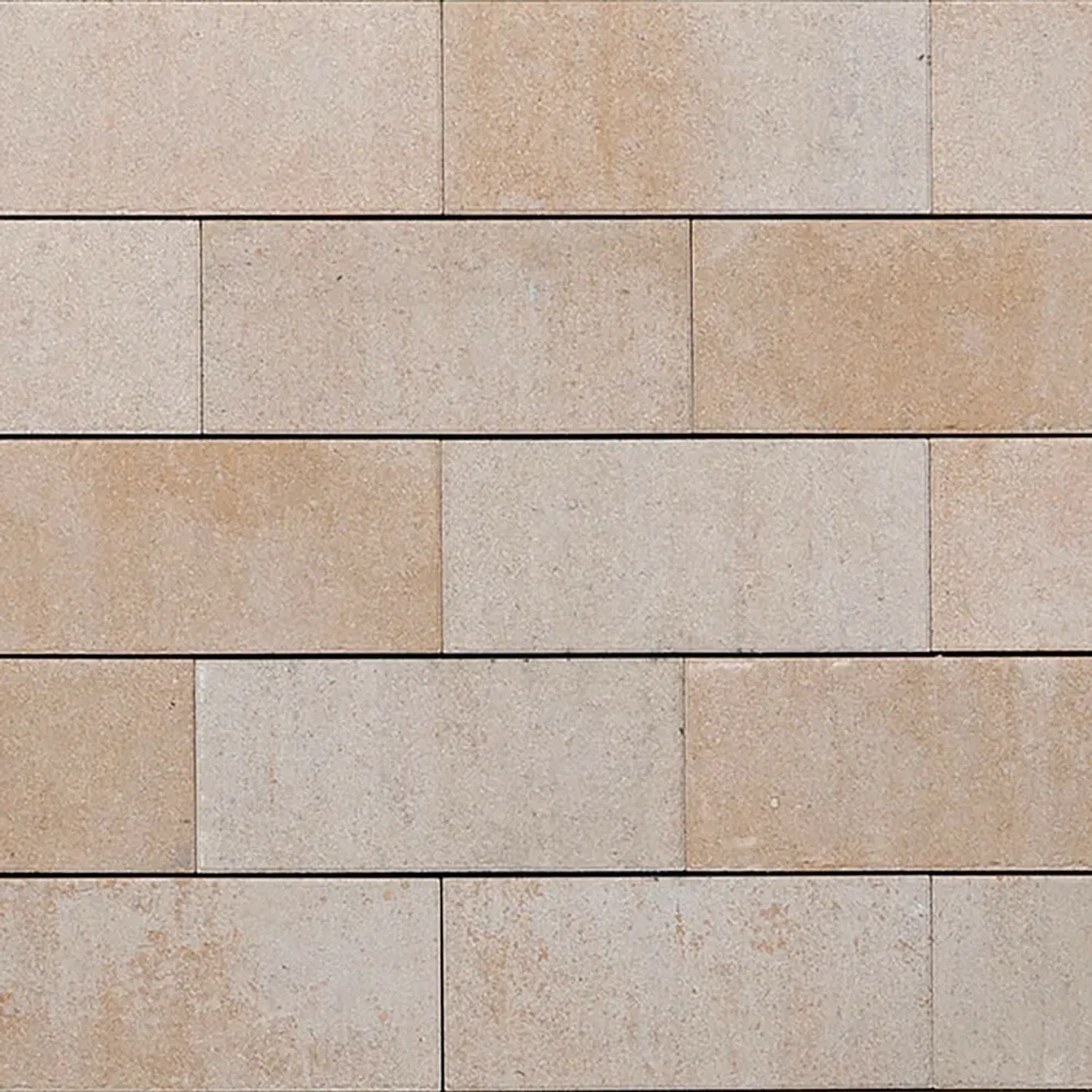 Detailaufnahme: EHL CityPur Mauersteine in Sandstein-Nuanciert für Hochbeet.