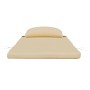 Beige vidaXL Adirondack-Auflagen, 2er-Set aus Oxford-Gewebe. Weiche Sitzkissen für Gartenmöbel.