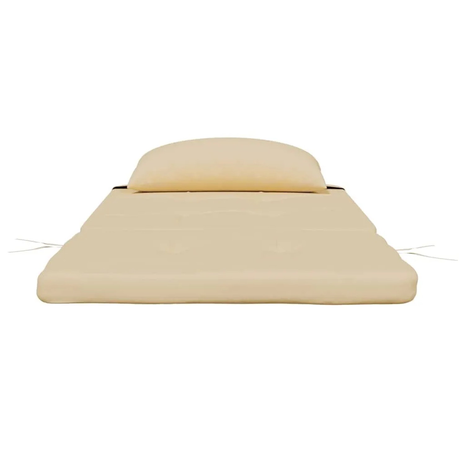 Beige vidaXL Adirondack-Auflagen, 2er-Set aus Oxford-Gewebe. Weiche Sitzkissen für Gartenmöbel.