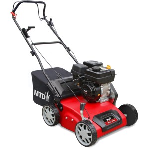 MTD Benzin-Vertikutierer Optima 38 VO mit Lüfterwelle, 3000 W, rot/schwarz.