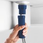 Detailaufnahme der QuickFix Installation der Grohe Spültischarmatur Start Edge.