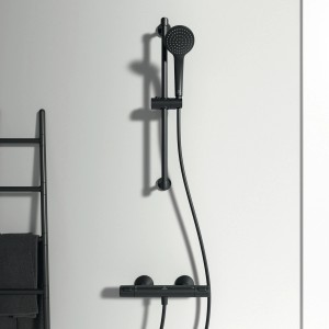 Ideal Standard Idealrain Brausekombination, Handbrause rund, Silk Black.