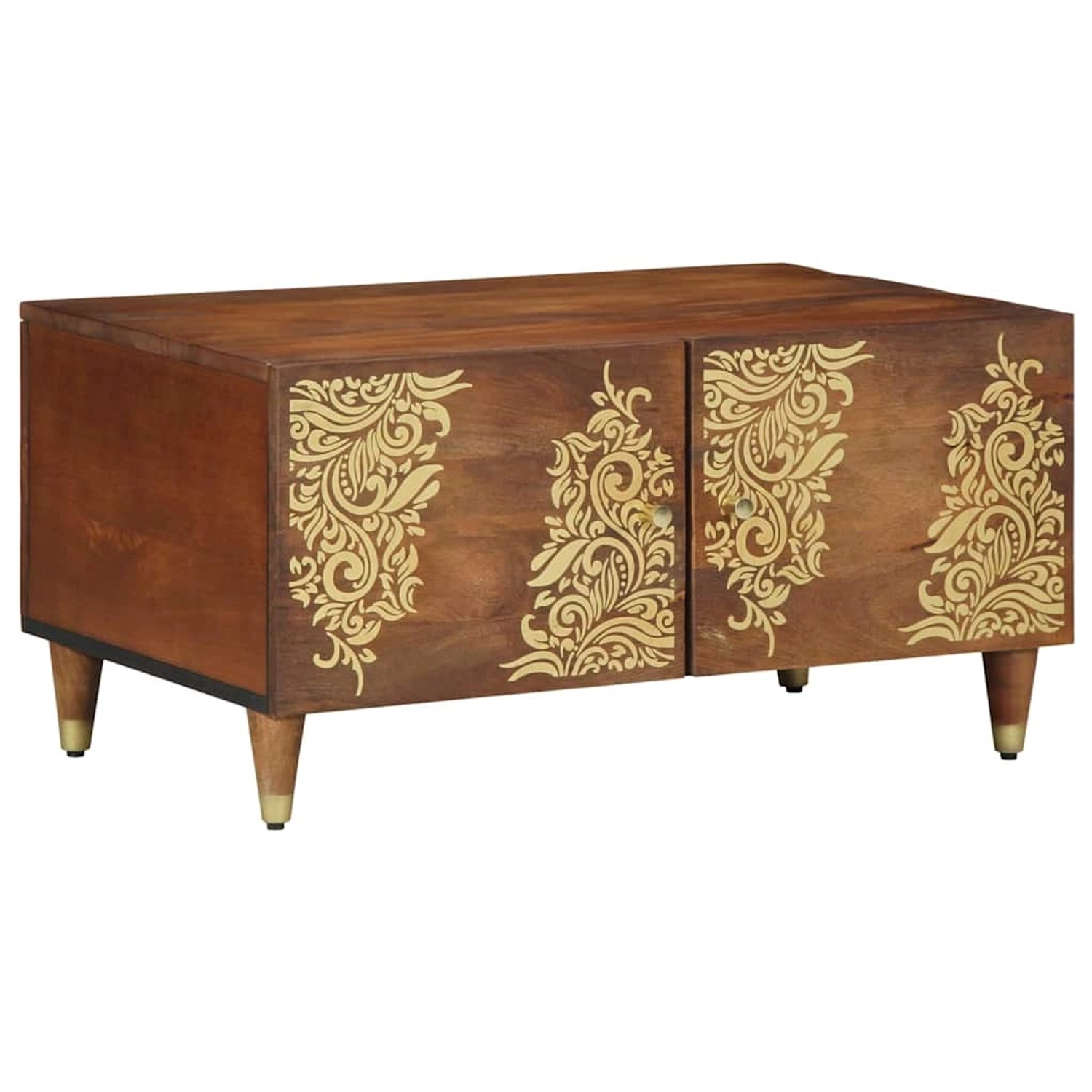 vidaXL Couchtisch Honigbraun 80 x 50 x 40 cm massives Mangoholz 4018741 günstig online kaufen