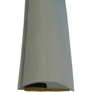 Graue, selbstklebende Einfassleiste (30mm x 5mm, 1000mm) für Laminat & Parkett.