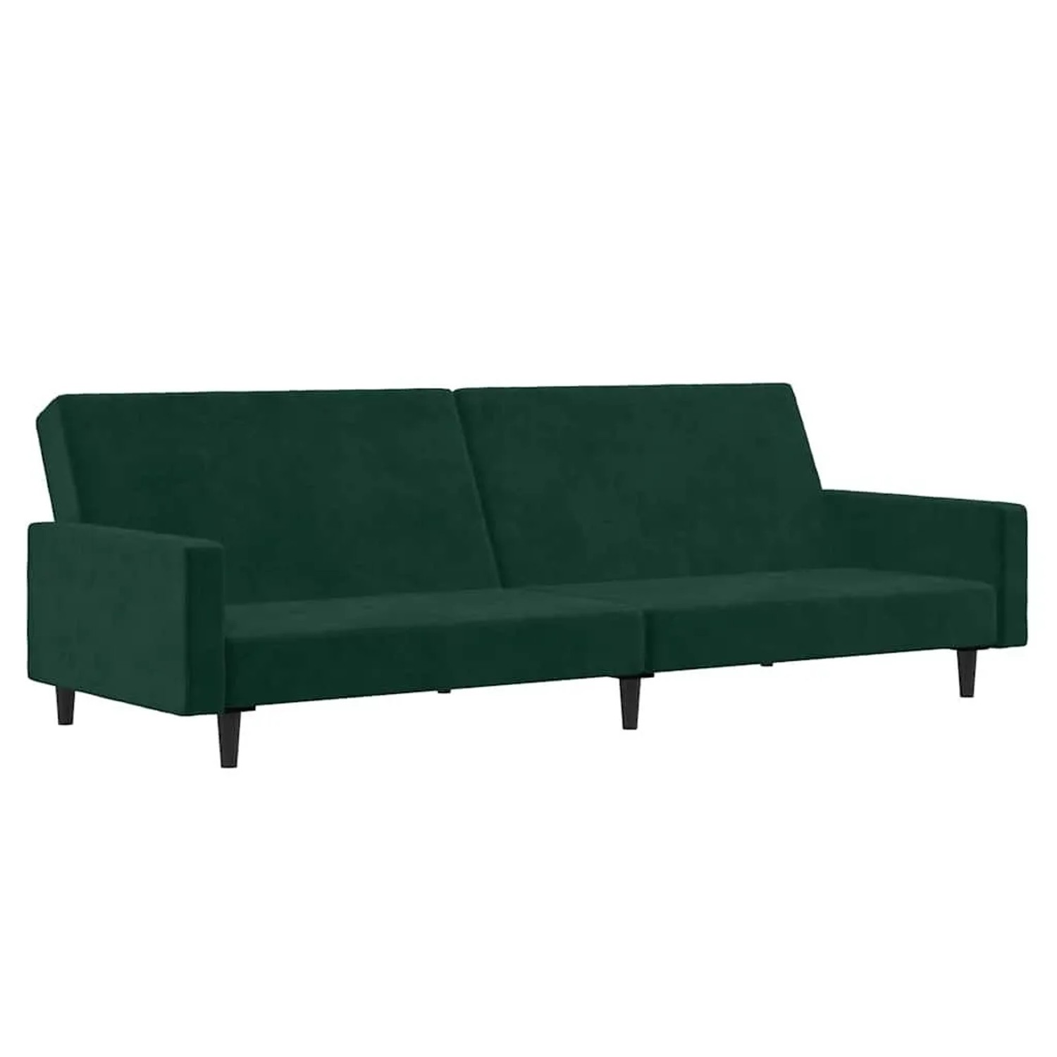 vidaXL Schlafsofa 2-Sitzer Dunkelgrün Samt 375739 günstig online kaufen