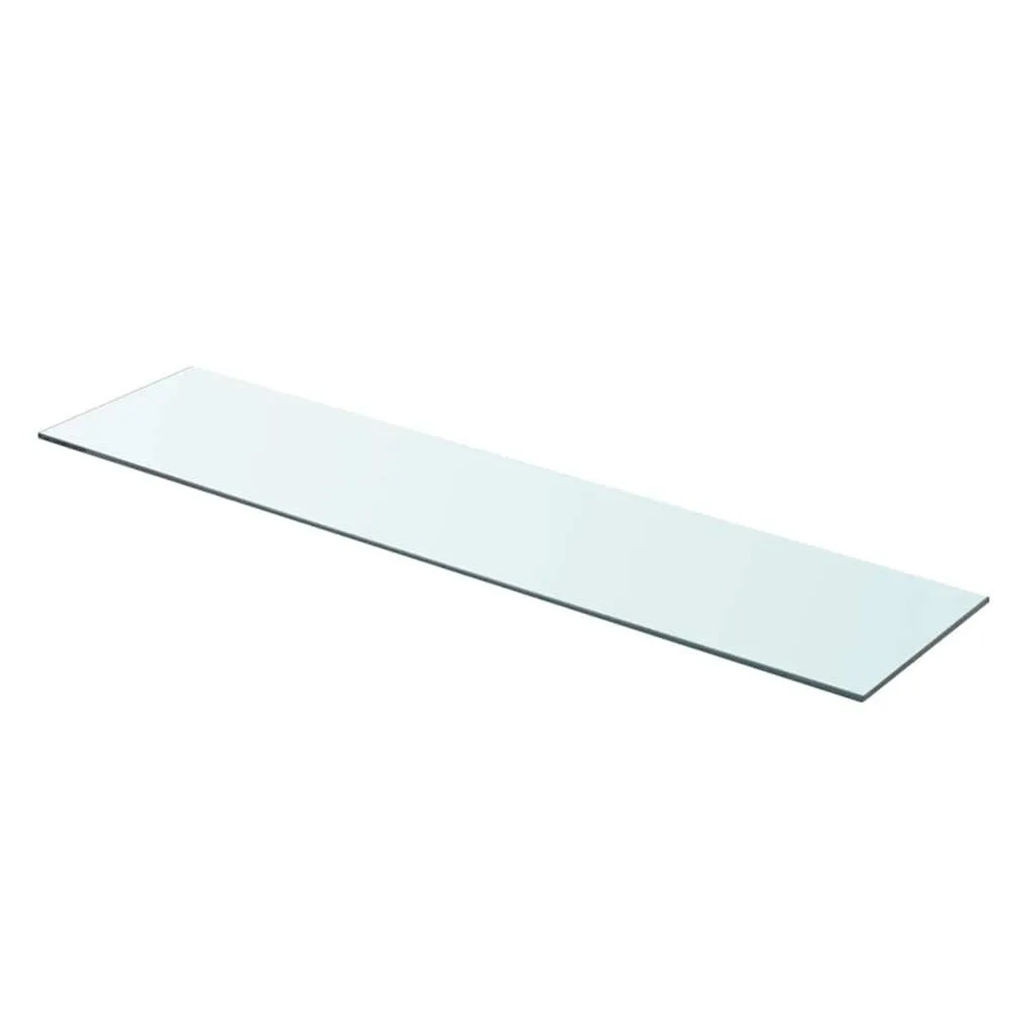 vidaXL Regalboden Glas Transparent 90x20 cm 243839