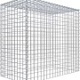 Gabiona Anbaukorb Typ 3, 90x100x50cm, Maschenweite 5x5cm, aus verzinktem Drahtgitter.