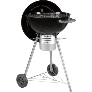 Jamestown Kugelgrill Brock Ø 47 cm, Holzkohlegrill mit Deckelthermometer und Ascheauffang.