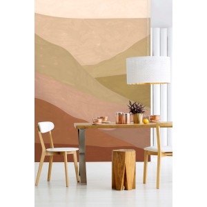 Art for the Home Fototapete Landscape, braune Landschafts-Optik im Esszimmer.