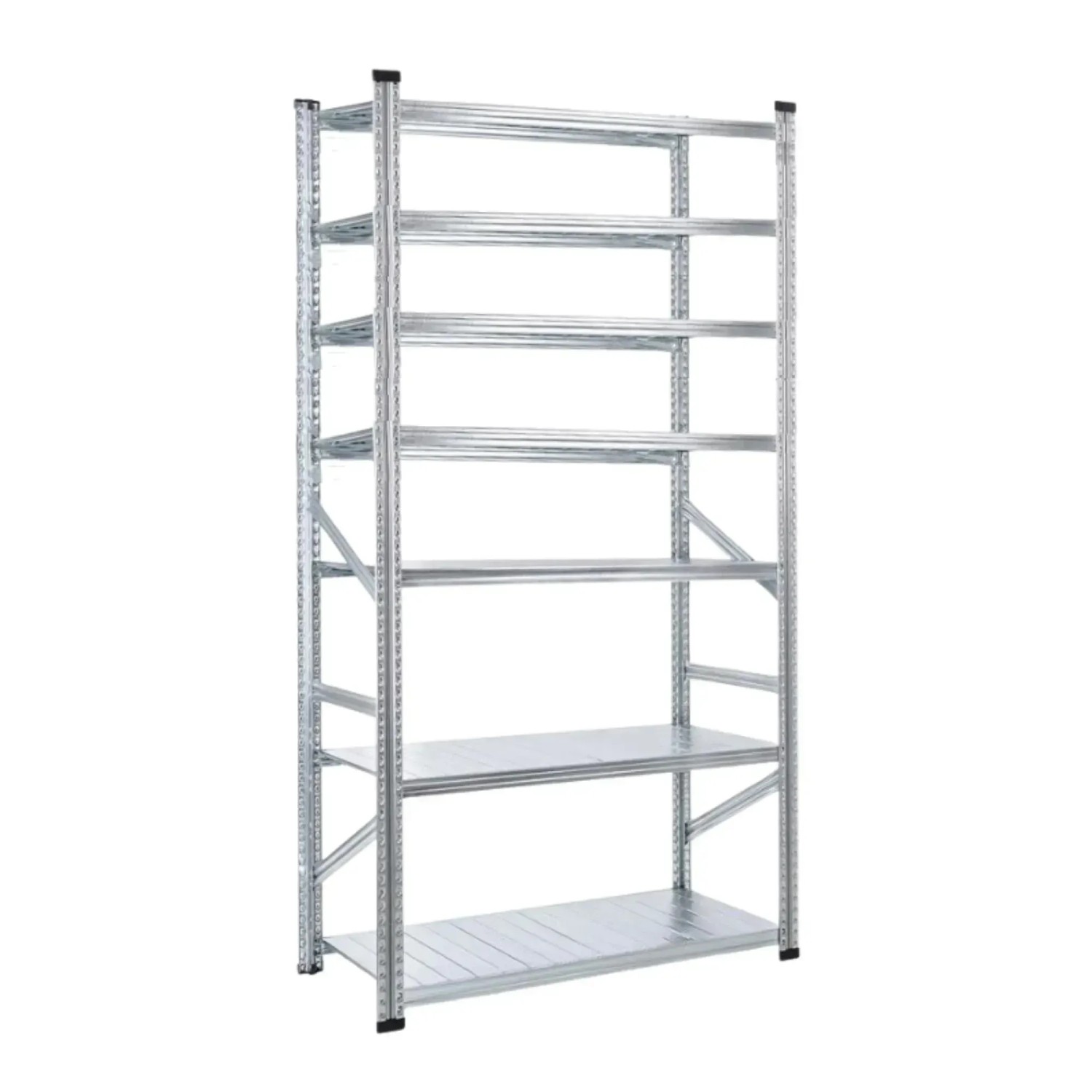 PROREGAL Fachbodenregal Proximo  Stecksystem 250 x 90 x 40 cm 7 Ebenen Beidseitig Verzinkt