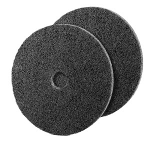STAHLWERK Schleifscheiben Vlies Nylon, 2er Set für präzises Schliffbild. Zubehör für Schleifer.