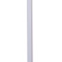 Moderne LED Stehlampe Bella in Stahloptik, 150 cm hoch, dimmbar für Wohnzimmer & Büro.