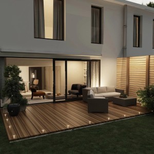 Lindby LED Bodeneinbauleuchte Gracelle 9934048 Modern in Alu aus Aluminium 3-flammig