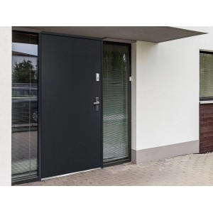 Vente-unique Haustür Agueda Anthrazitgrau 95 cm