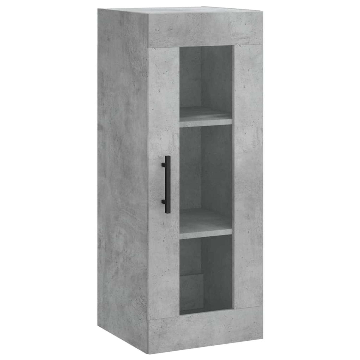 vidaXL Wandschrank Betongrau 34,5x34x90 cm 828936 günstig online kaufen