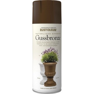 Rust-Oleum Sprühfarbe Gussbronze 400ml für natürliche Effekte und robuste Oberflächen.
