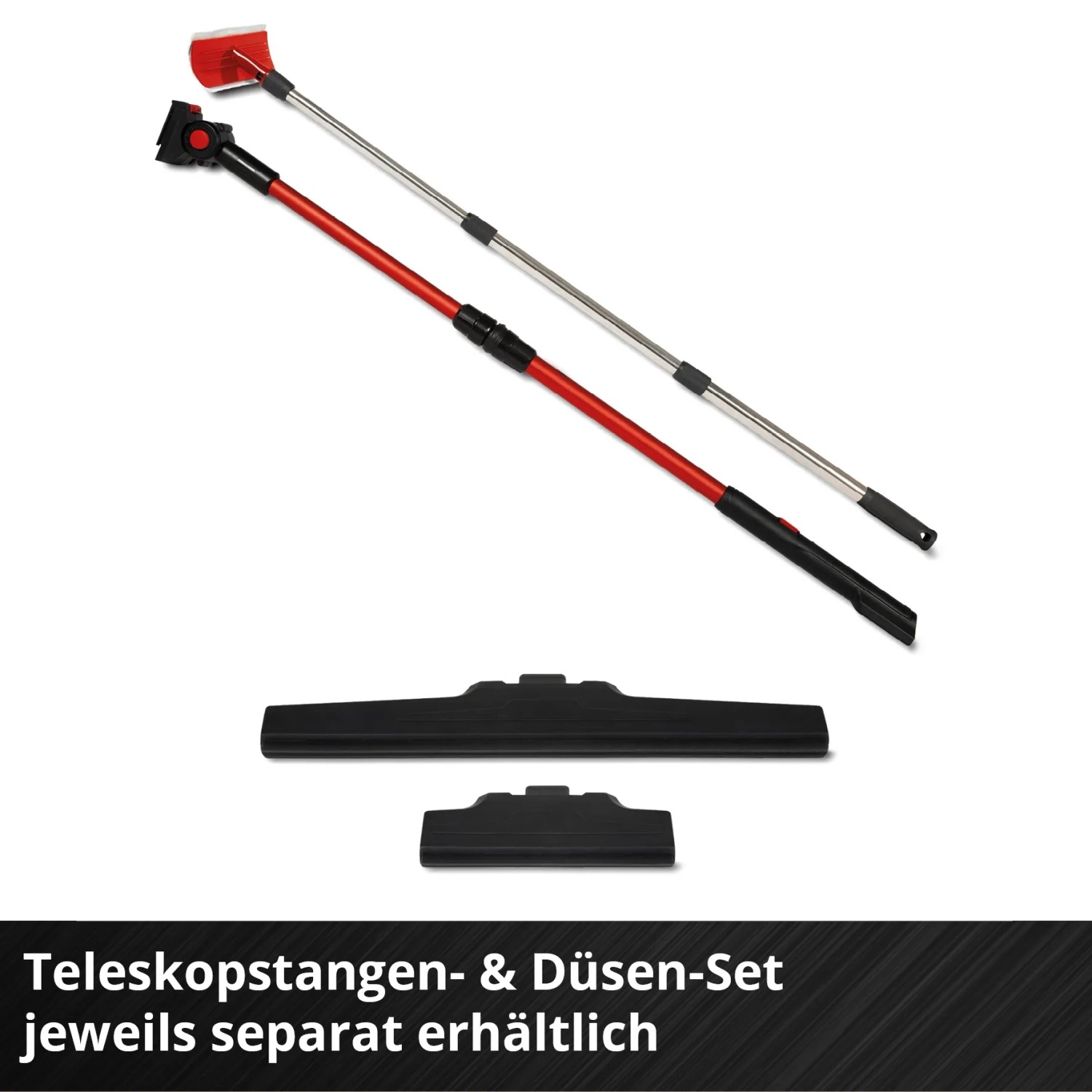 Einhell Brillianto: Teleskopstangen- und Düsenset für Fensterreiniger, Zubehör.