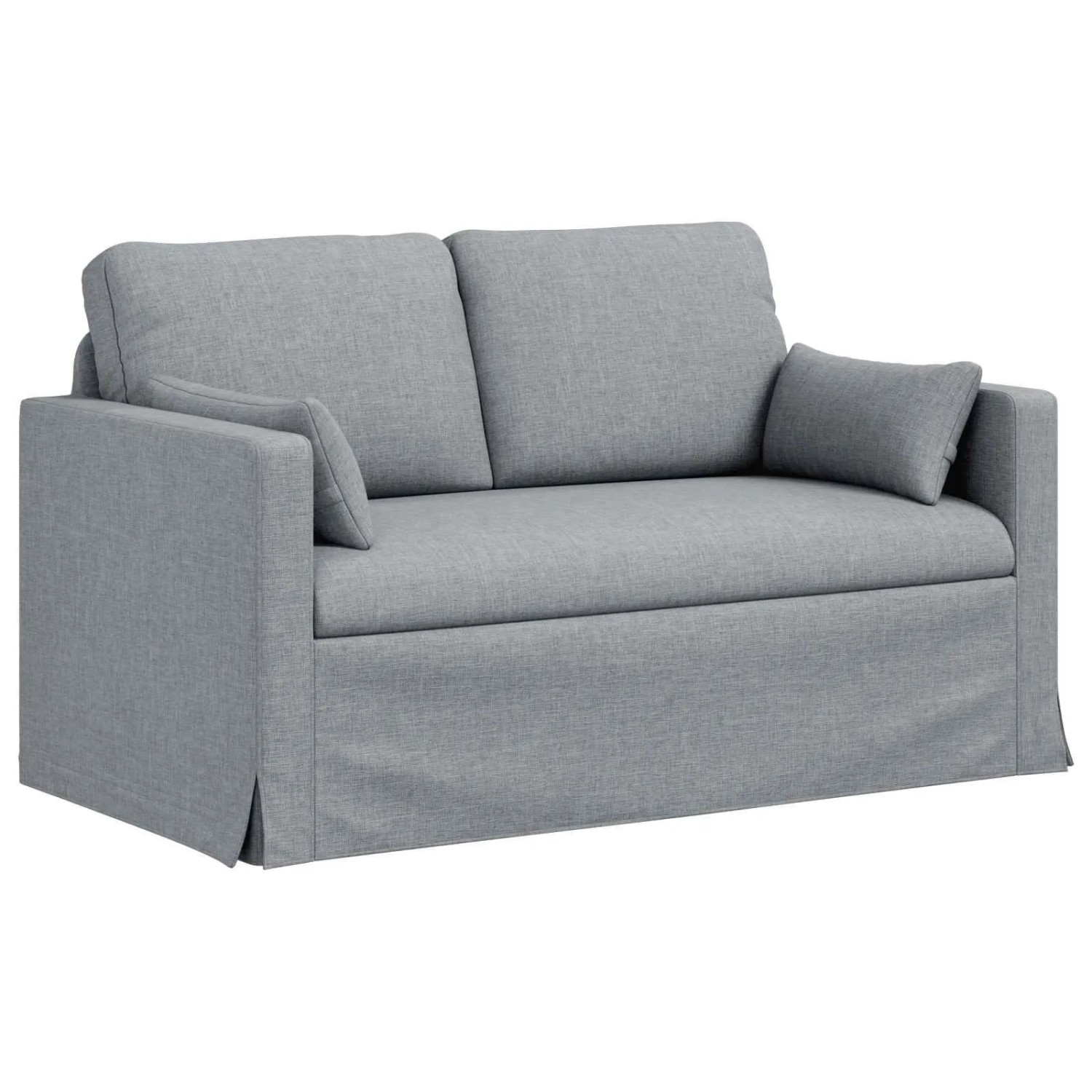 vidaXL Sofa Hellgrau 139 x 78 x 80 cm Stoff 42024355
