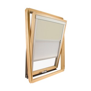 Beiges Avosdim Kombirollo für Velux Dachfenster M08 2 308, Rollo und Plissee.