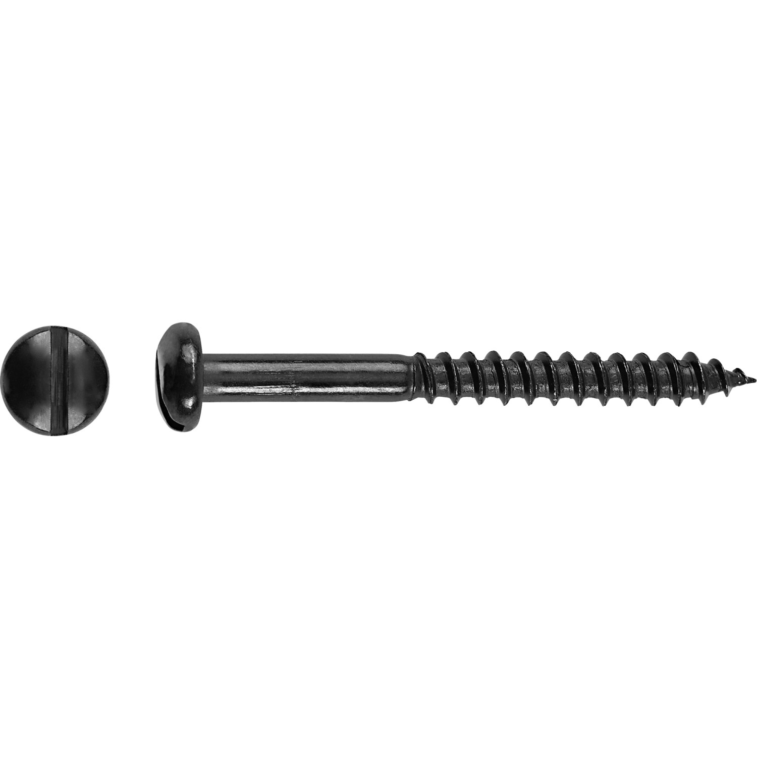 LUX Halbrundkopf Möbelschraube Schlitz-Antrieb Ø 4 mm x 30 mm